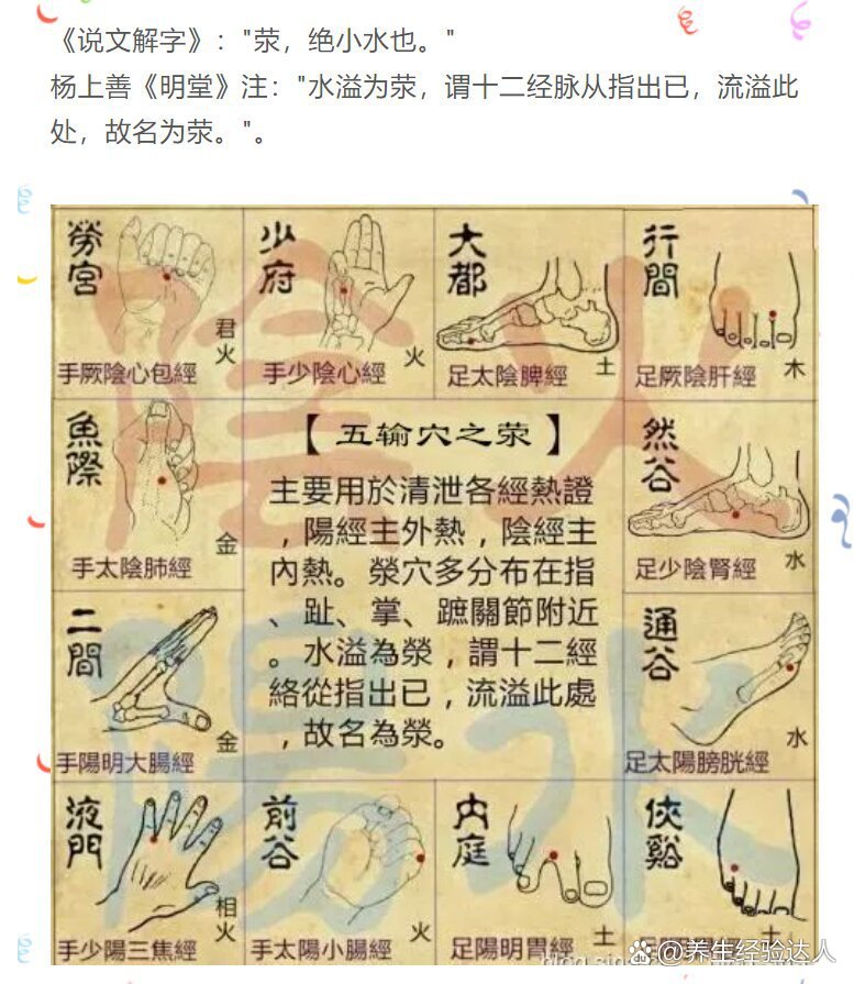 五输穴_(井荥输经合的主治口诀)