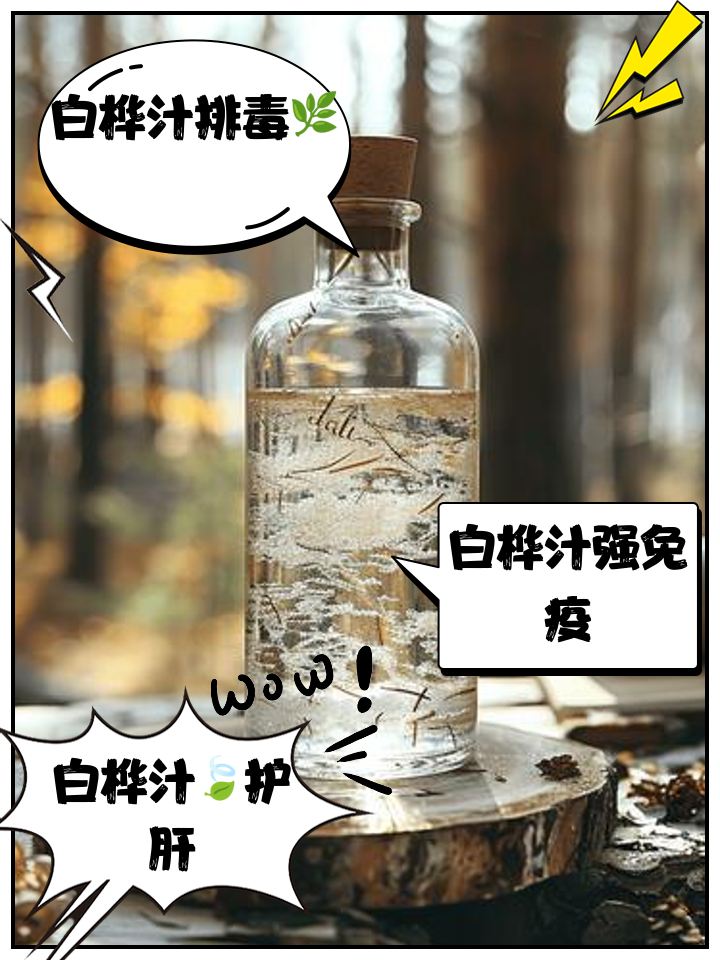 白桦树汁的功效(桦树汁喝3个月尿毒症了)