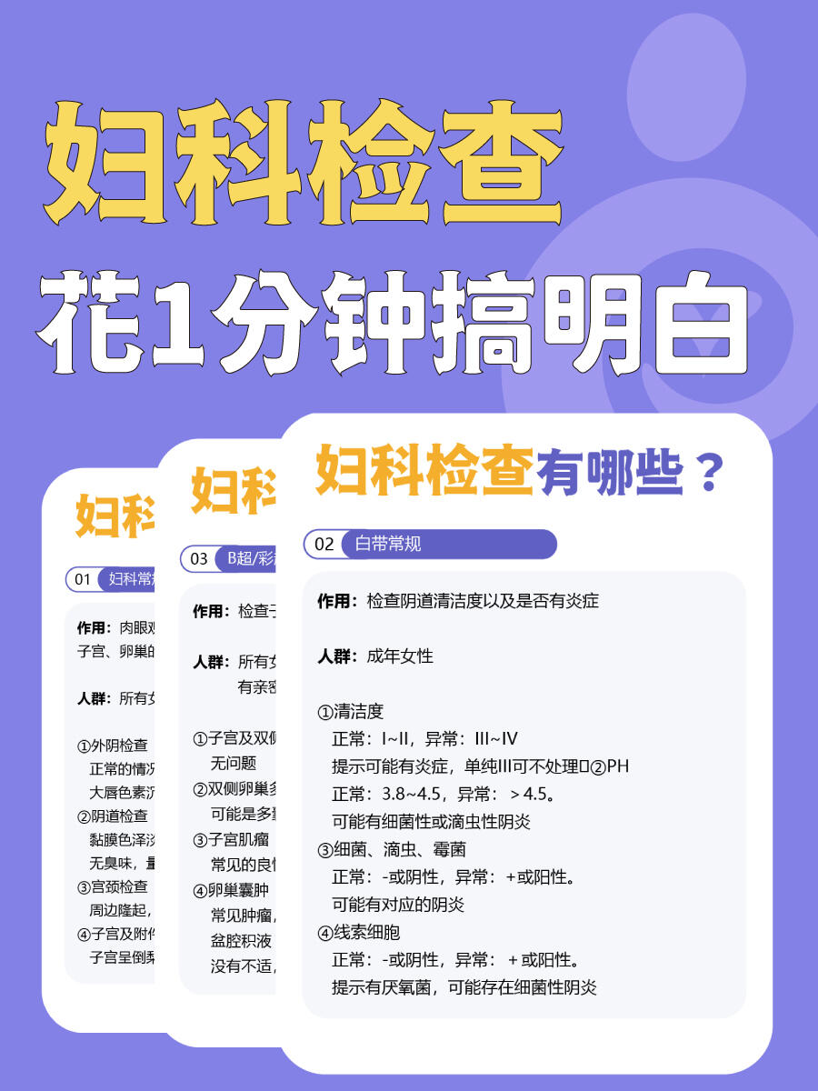 女性内科检查什么(女性内科检查什么时候做)