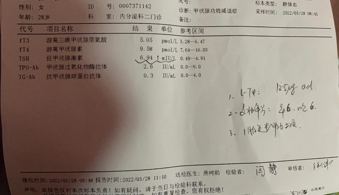 甲减化验单怎么看-(甲减主要看哪一项指标)