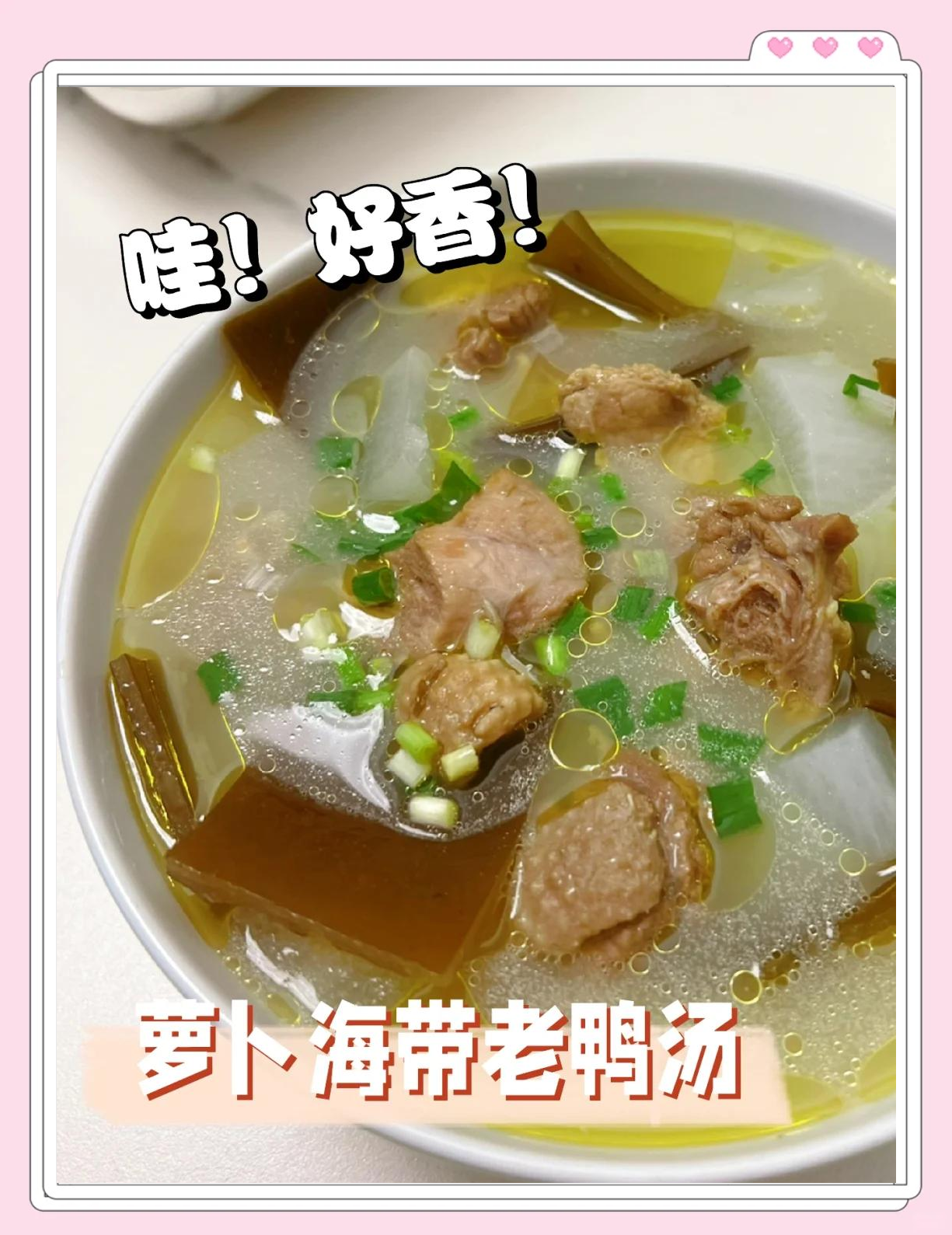 海带老鸭汤(海带老鸭汤可以加红枣枸杞吗)