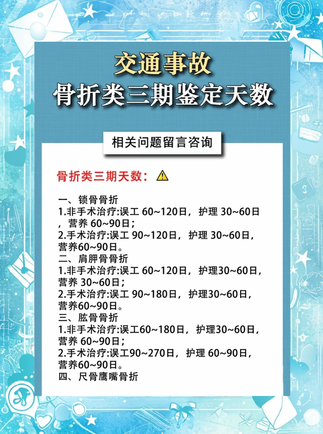 骨折后十大禁忌(胫腓骨骨折后十大禁忌)