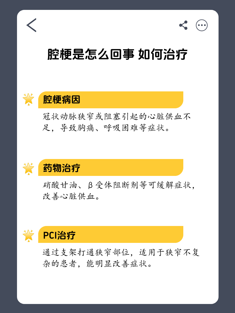 腔梗的早期症状-(腔梗的早期症状表现)